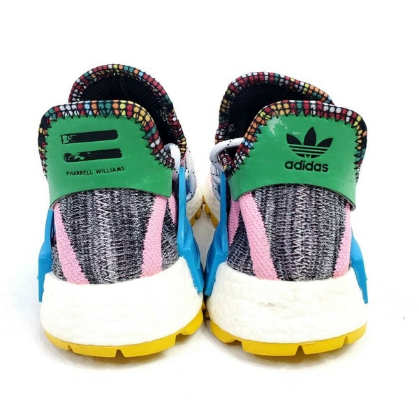 Adidas Mens 7 NMD Human Race Trail x Pharrell Solar Pack Mother EU 40 | SidelineSwap