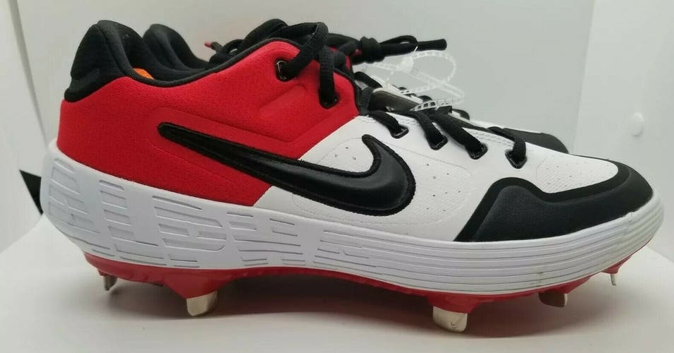 Nike Alpha Huarache Elite 2 Metal Baseball Cleats Red Black Men Size 14 AJ6873-106