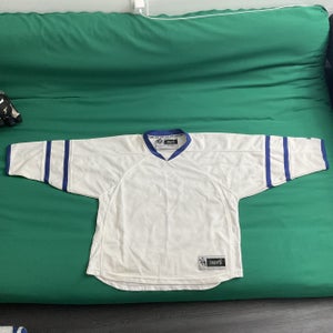 Blue and white plain Inaria jersey (Youth XL)