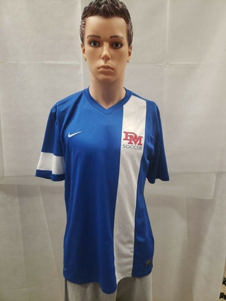 Hot Selling Blue And White Soccer Uniforms Football