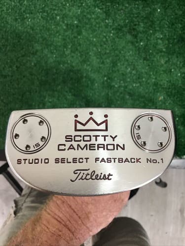 Titleist Scotty Cameron Studio Select Fastback No. 1 Putter 34” Inches