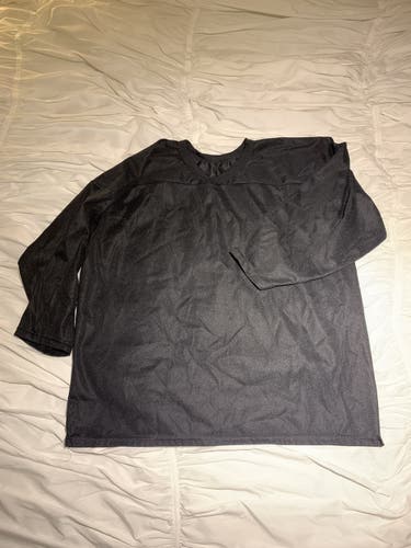 Black XL mesh hockey jersey