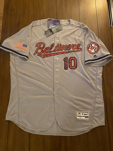 Baltimore Orioles Adam Jones 2017 Stars & Stripes Authentic Collection Flex Base Player Jersey