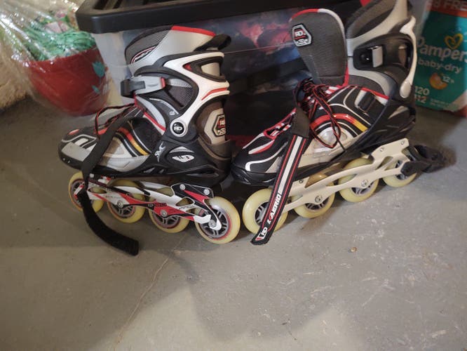 Senior Used Inline Skates Regular Width Size 12