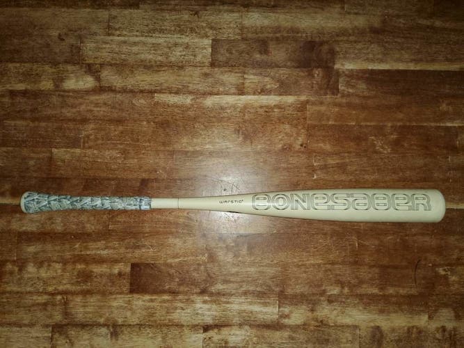 Used Kid Pitch (9YO-13YO) USSSA Certified 2020 Warstic Alloy Bonesaber Bat (-5) 26 oz 31"