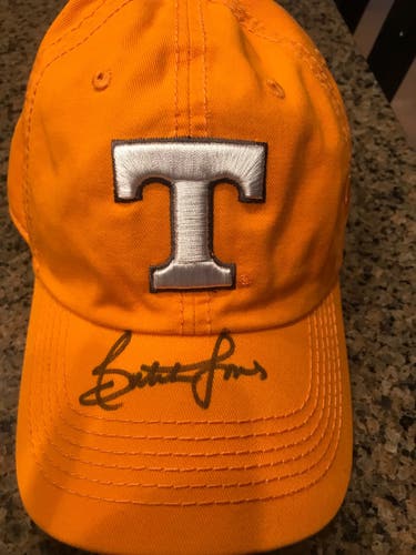 Tennessee Volunteers Golf Cap signed by Coach Butch Jones
