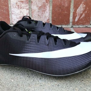 New Nike Zoom JA Fly 3 Men's Track Spikes Sizes 14 Black White 865633-017