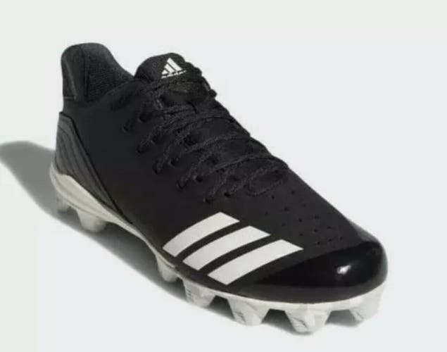 Adidas Icon 4 MD Men's Baseball Cleats Black And White CG5258 New Size 13
