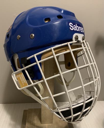 Dominik Hasek Buffalo Sabres Blue Cooper SK2000 HM50 Goalie Combo 90s Replica Mask - SK 2000 L