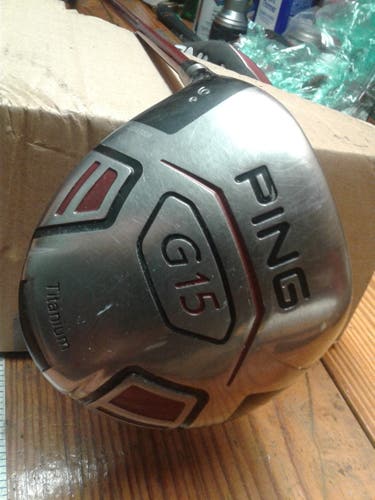 Used Men's Ping Left Hand G15 Driver Stiff Flex 9 Loft