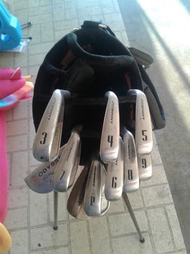 Adams GT Tight Lies Irons 3-PW, Odyssey Dual Force putter, Cleveland Wedge and Ogio Stand Bag - Used