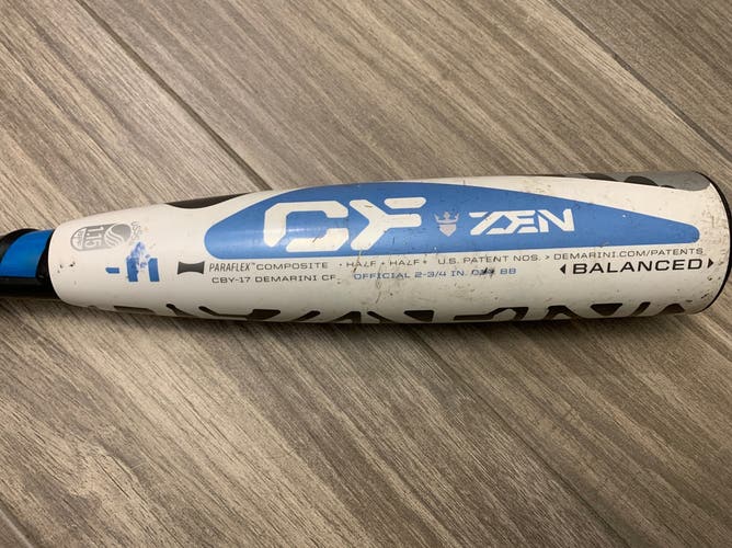 DeMarini 2017 CF Zen 26/15 (-11) Composite