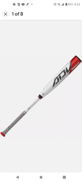 New Kid Pitch (9YO-13YO) USSSA Certified 2020 Easton Composite ADV 360 Bat (-10) 19 oz 29"