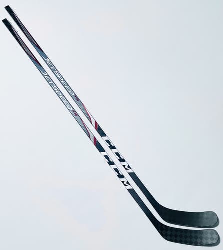 New 2 Pack CCM Jetspeed FT3 Pro (FT2 Dress) Hockey Sticks-LH-P90M-Stick' Em W/ Corner Tactile Grip