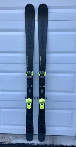 Used 2021 HEAD Kore 87 skis 180 CM with Tyrolia Attack2 13 GW bindings