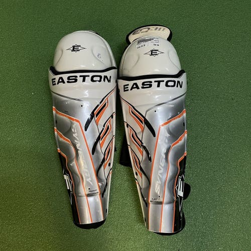 Used Easton Synergy 16" Ice Hockey Shin Guards