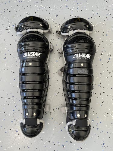 Black Youth All Star LG912LS Catcher's Leg Guard