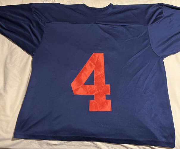 NYI mens navy practice jersey size L