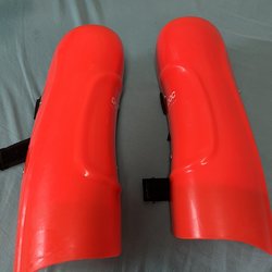 POC JR Shin Guards- has one strap missing