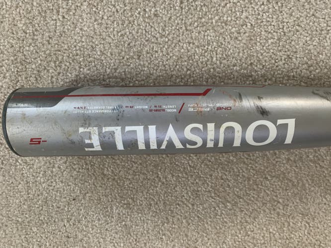 Kid Pitch (9YO-13YO) Used USSSA Certified Louisville Slugger Alloy Omaha Bat (-5) 26 oz 31"