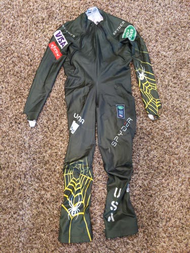US Ski Team Spyder Race Suit FIS Legal, used Size Large