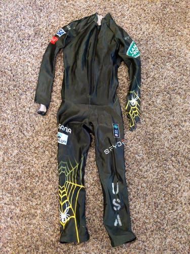 US Ski Team Large Spyder Ski Suit FIS Legal, used
