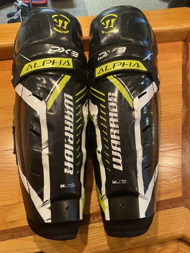 Senior Warrior  Alpha DX3 Shin Pads Size 14”