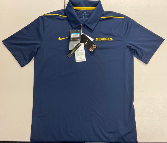 University of Michigan Nike dry fit polo