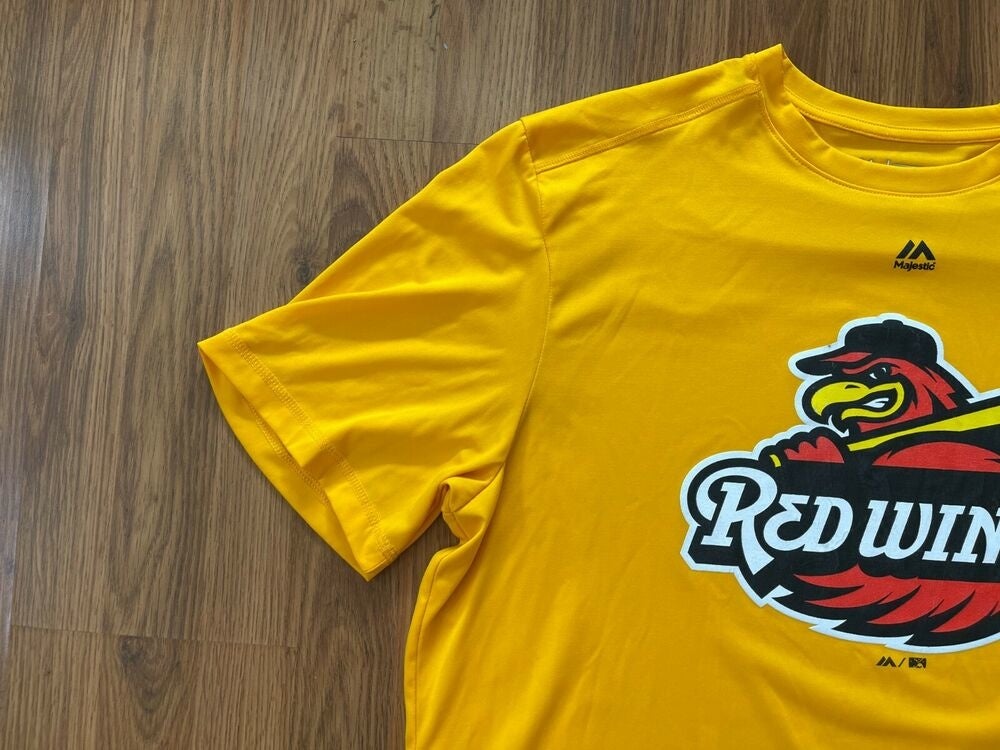 Majestic Rochester Red Wings Baseball Shirt L L