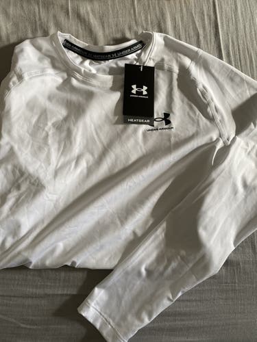 Under Armour HeatGear - White Longsleeve