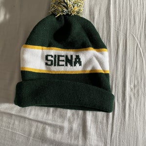 Two Siena Lacrosse Winter Hats
