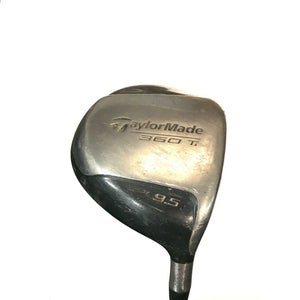 Used Taylormade 360ti 9.5 Degree Graphite Regular Golf Drivers