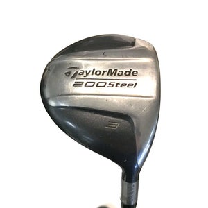 Used Taylormade 200 Steel 3 Wood Graphite Regular Golf Fairway Woods