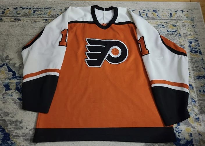 Vintage CCM Philadelphia Flyers Bernie Parent Jersey Large