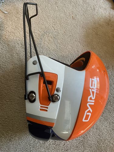 Orange Unisex Small / Medium Briko Helmet FIS Legal