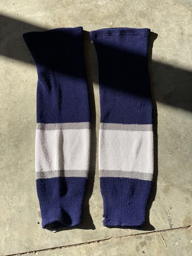 CCM Knit Navy Hockey Socks - Adult