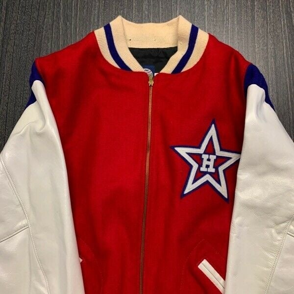 Hollywood Stars Jacket Men XL MiLB Vintage 80s Leather Rare Ebbets Field Heavy