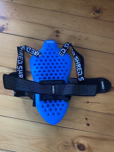 Used Medium Shred Noshock Back Protector Naked Back Plate