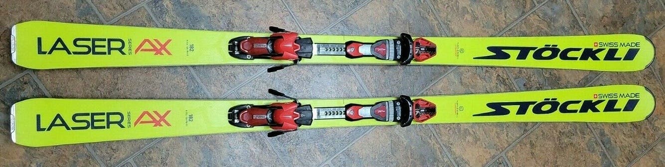 2019 Stockli Laser AX skis 182 w/Tyrolia FreeFlex Pro 14 r 17.4m
