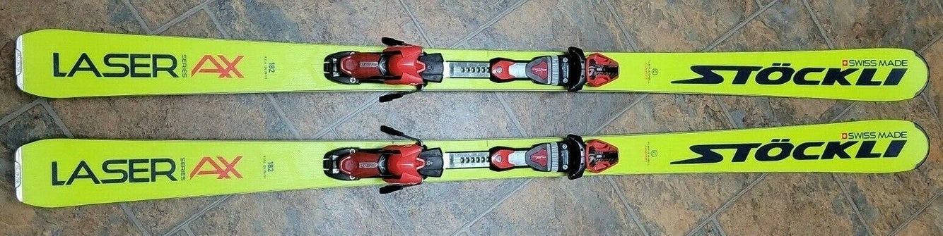2019 Stockli Laser AX skis 182 w/Tyrolia FreeFlex Pro 14 r 17.4m