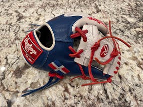 Rawlings PRO204W-2DR 11.5" Heart of The Hide Flag Collection Baseball Glove D.R. ( Used )