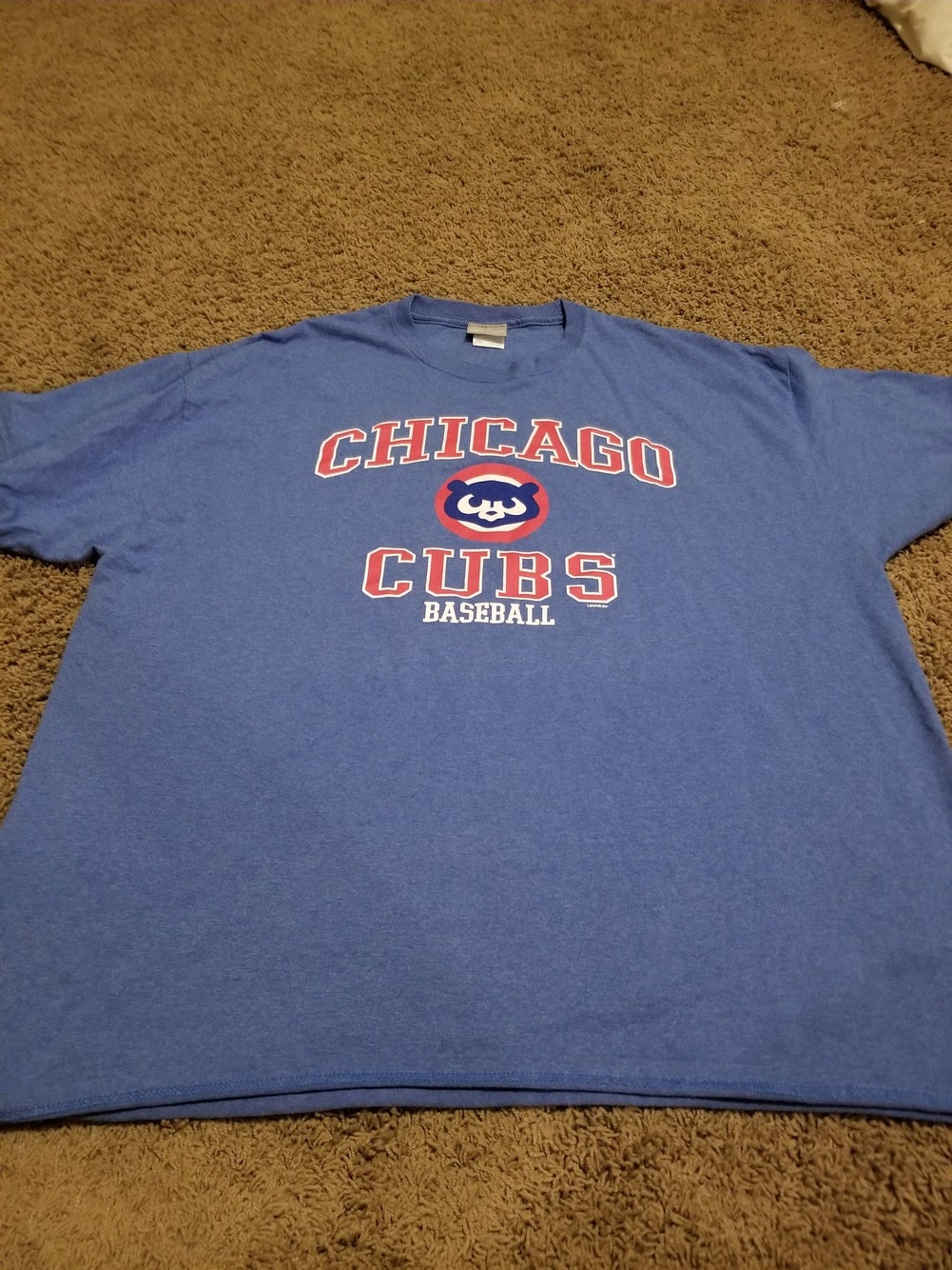 Chicago Cubs Shirt Adult Small Blue Nike Logo MLB Baseball Dry Fit Uni Sex