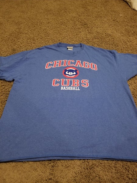 Chicago Cubs Polo Golf Shirt Men's Size Medium Red/Blue MLB Genuine  Merchandise