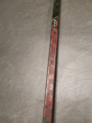 Used Senior CCM Left Hand JetSpeed FT3 Pro Hockey Stick Mid Pattern Pro Stock 75 flex