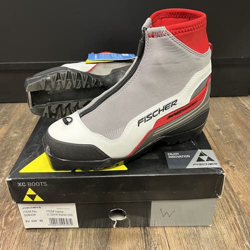 Classic Size 4.0 (ERU 35) New Fischer Women's Cross Country Ski Boots