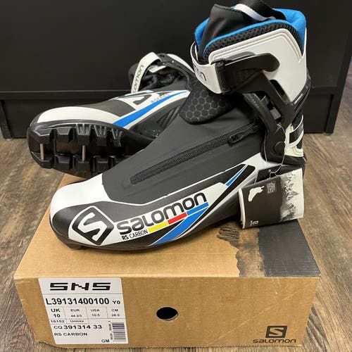 Skate Size 10.5 (EUR 44 2/3) New Salomon RS Carbon Pilot Cross Country Ski Boots