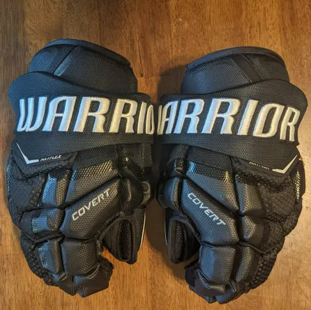 Black New Senior Warrior Gloves 14"