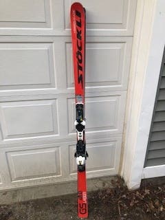 Stockli Racing LASER GS Skis With  Bindings Max Din 12