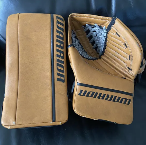 Warrior Ritual GT Glove + Blocker Set Intermediate BROWN