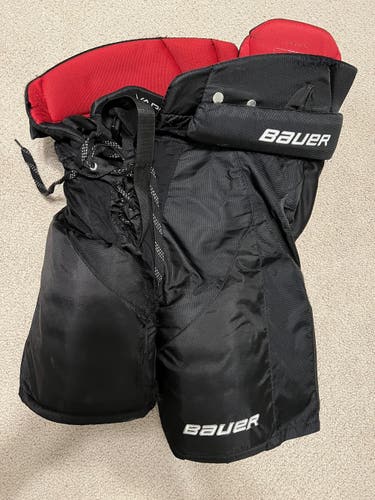 Black Senior XL Bauer Hockey Pants